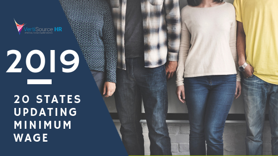 VertiSourceHR® Blog: 2019 Minimum Wage Changes