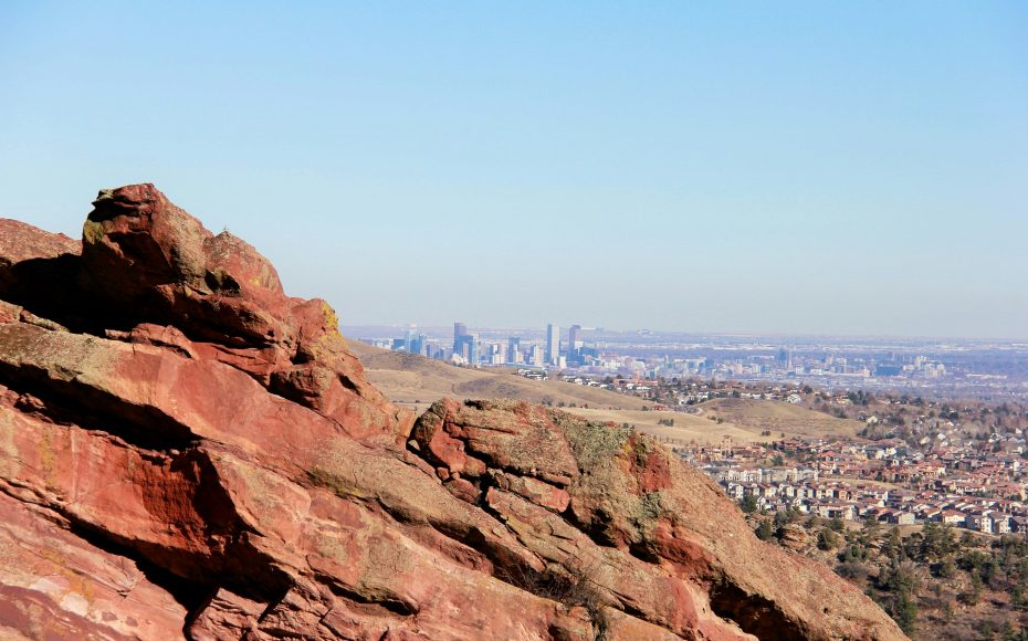 mountain views of denver colorado