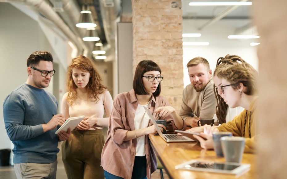 a group of employees